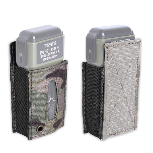 Strobe Pouch Tactical Strobe Light Pouch Carrier with Hook (MC)